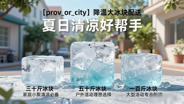 湖州降温大冰块配送 夏日清凉好帮手